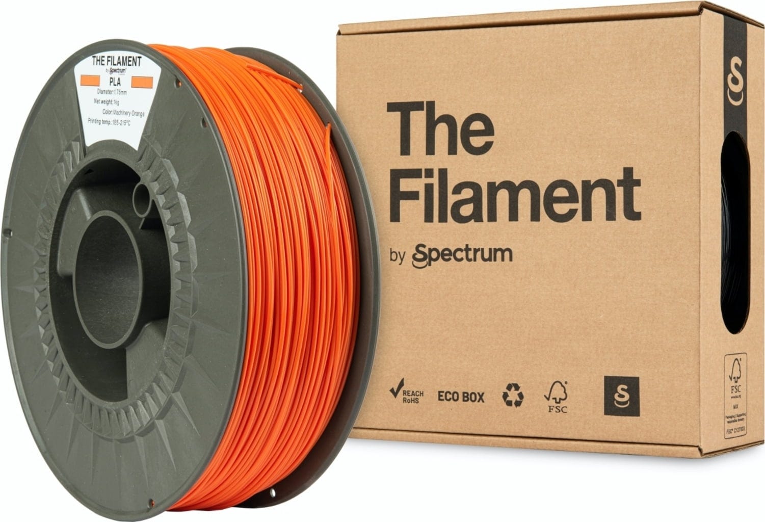 The Filament – PLA Machinery Orange – 1,75 mm – 1 kg
