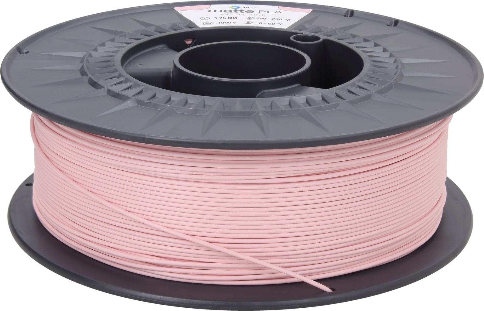 3DJAKE – Mattes PLA Pastellpink – 1,75 mm – 2,3 kg