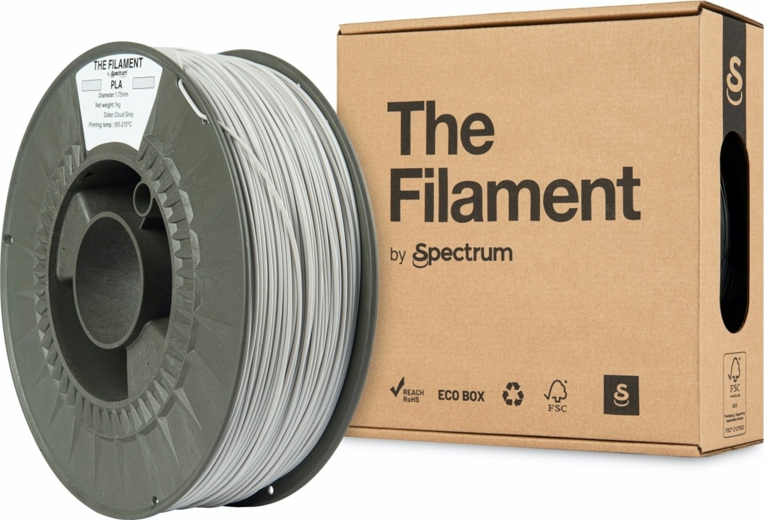 The Filament – PLA Cloud Grey – 1,75 mm – 1 kg