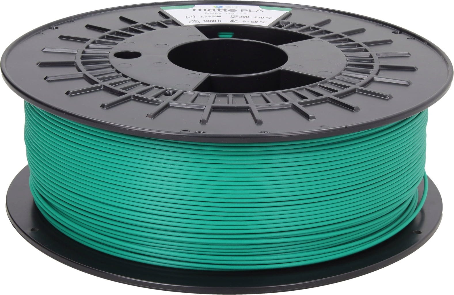 3DJAKE – mattePLA Dunkelgrün – 1,75 mm – 2,3 kg