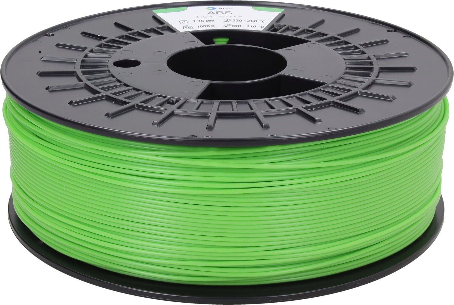 3DJAKE – ABS Hellgrün – 1,75 mm – 1,0 kg