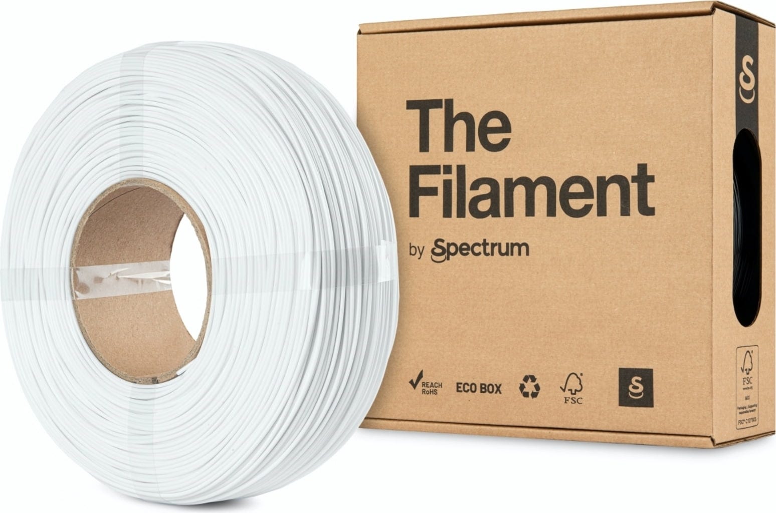 The Filament – ReFill PETG Snow White – 1,75 mm – 1 kg