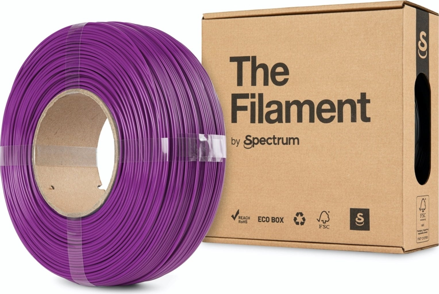 The Filament – ReFill PLA Plasma Purple – 1,75 mm – 1 kg