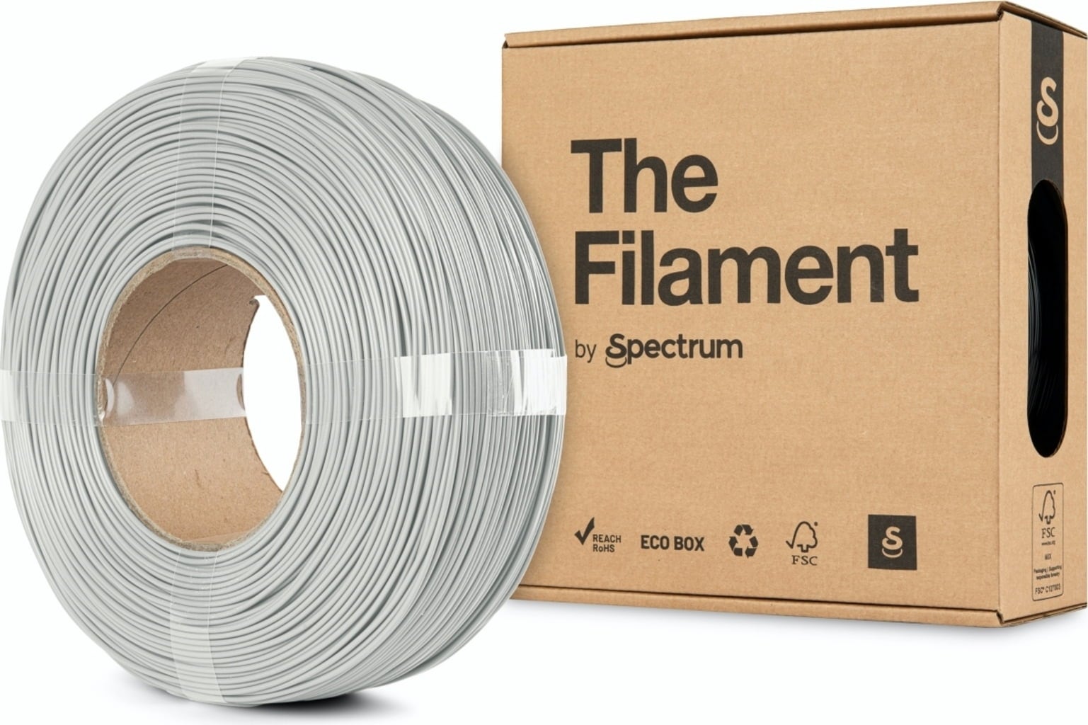 The Filament – ReFill PLA Cloud Grey – 1,75 mm – 1 kg