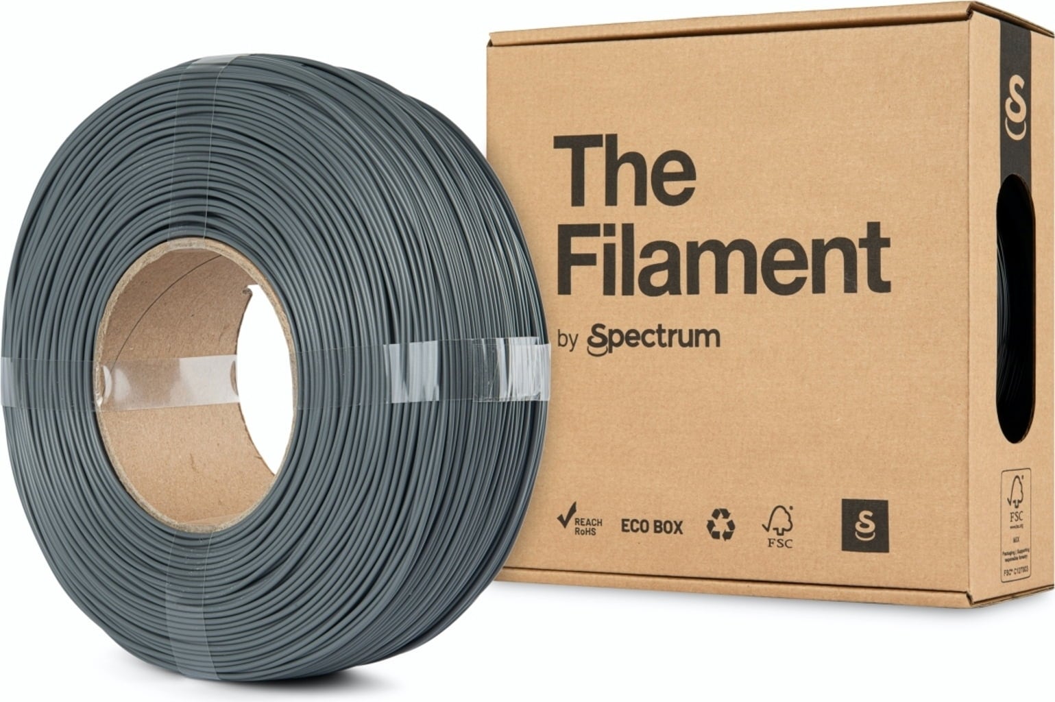 The Filament – ReFill PLA Basaltgrau – 1,75 mm – 1 kg