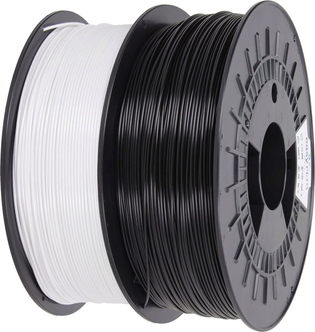 3DJAKE – easyPETG Weiß & Schwarz – 1,75 mm – 2x1kg
