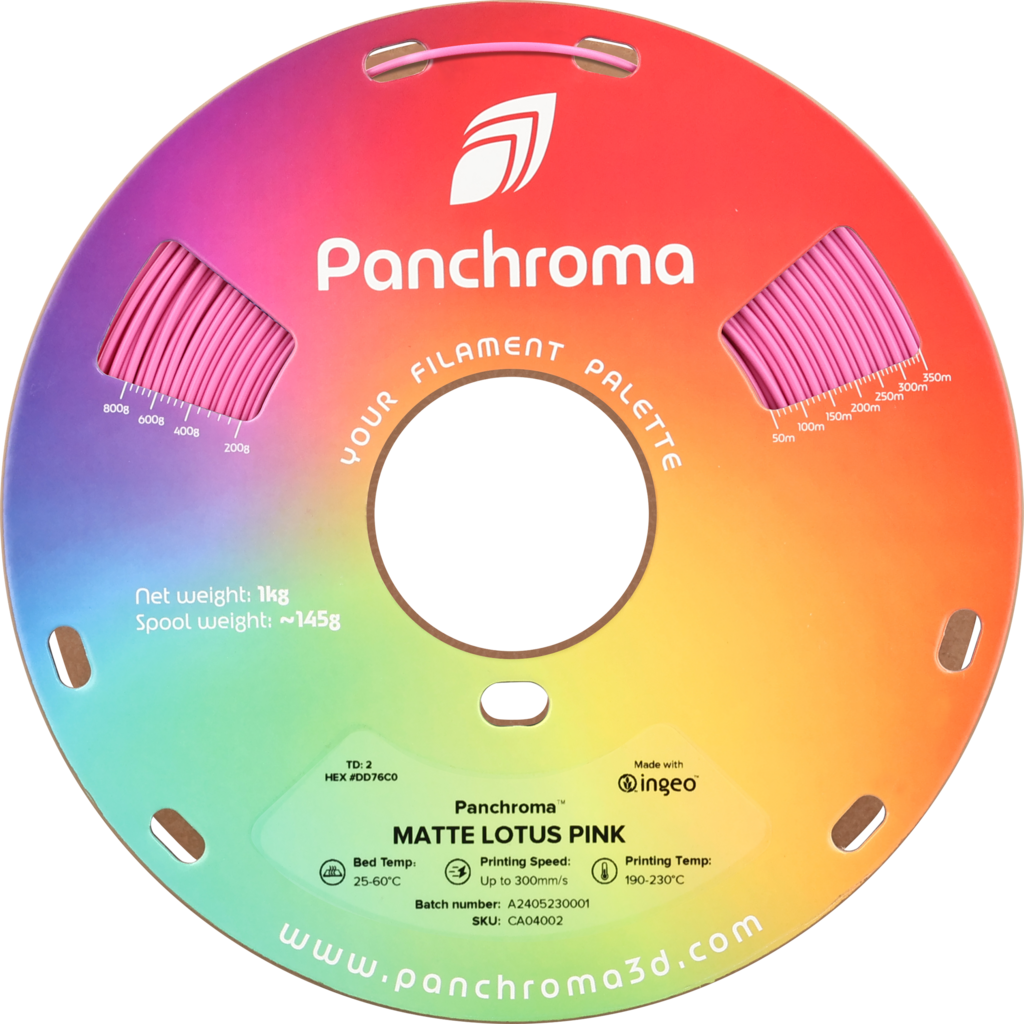 Polymaker – Panchroma PLA Matte Lotus Pink – 1,75 mm – 1 kg