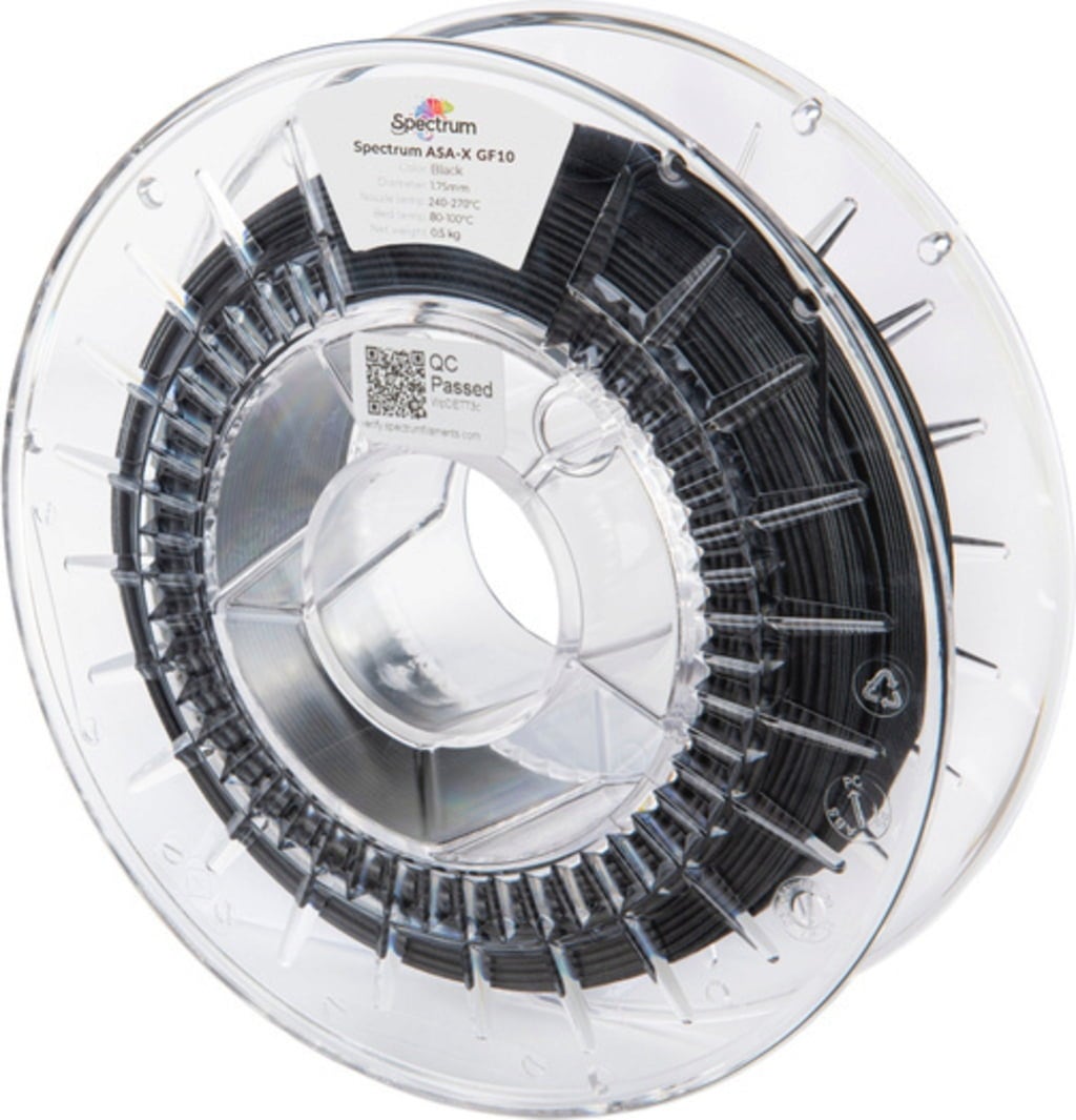 Spectrum ASA-X GF10 Traffic Black – 1,75 mm / 500 g