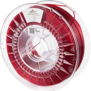 Spectrum – PC 275 Transparent Red – 1,75 mm – 1,0 kg Spectrum – PC 275 Transparent Red – 1,75 mm – 1,0 kg