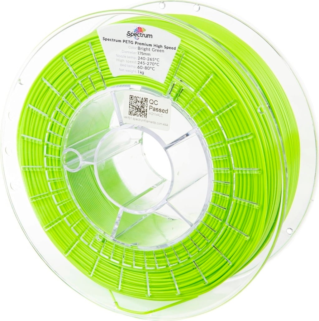 Spectrum PETG Premium High Speed Bright Green – 1,75 mm / 1000 g