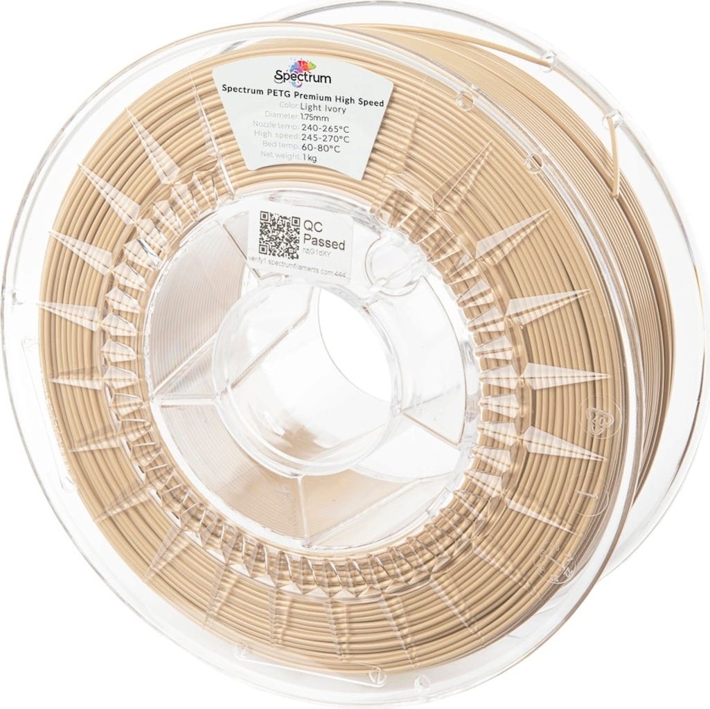Spectrum – PETG High Speed Light Ivory – 1,75 mm – 1 kg
