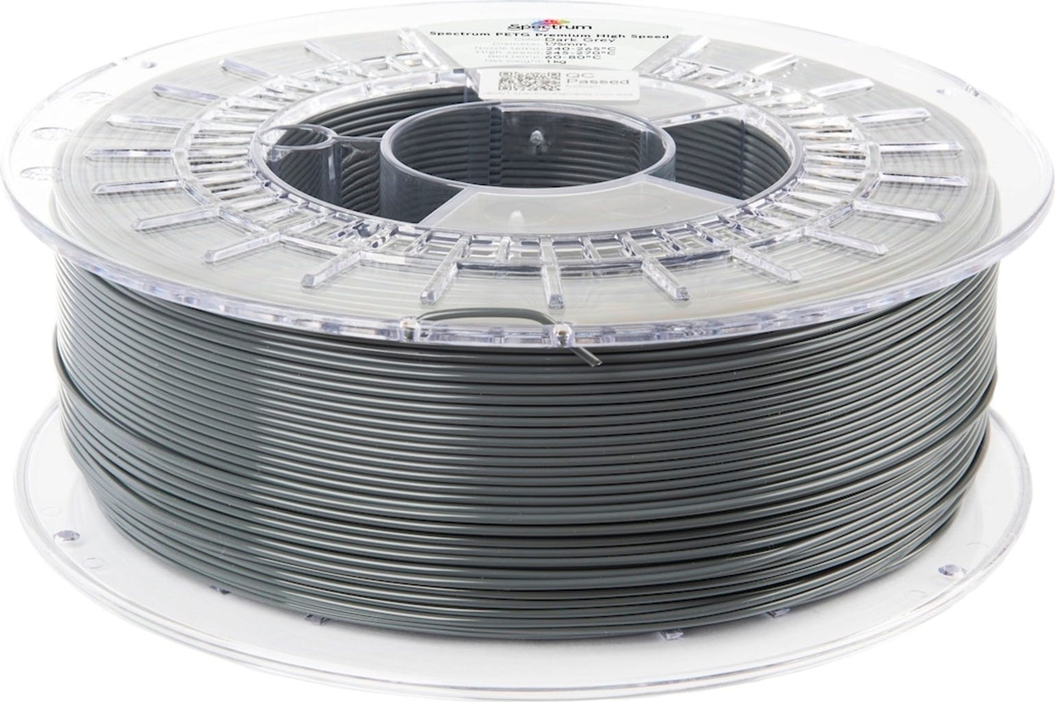 Spectrum – Schnelles PETG Dunkelgrau – 1,75 mm – 1,0 kg