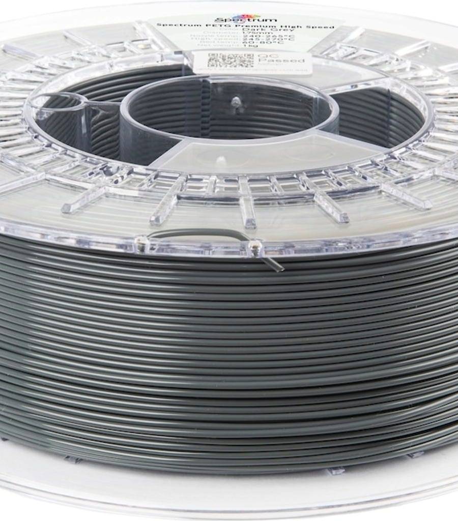 Spectrum – Schnelles PETG Dunkelgrau – 1,75 mm – 1,0 kg