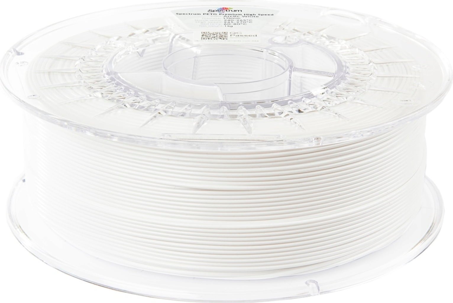 Spectrum PETG Premium High Speed Arctic White – 1,75 mm / 1000 g