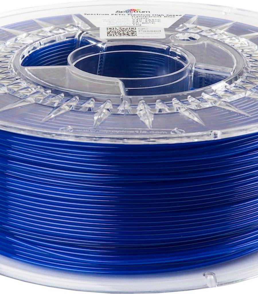 Spectrum – PETG High Speed Transparent Blue – 1,75 mm – 1 kg