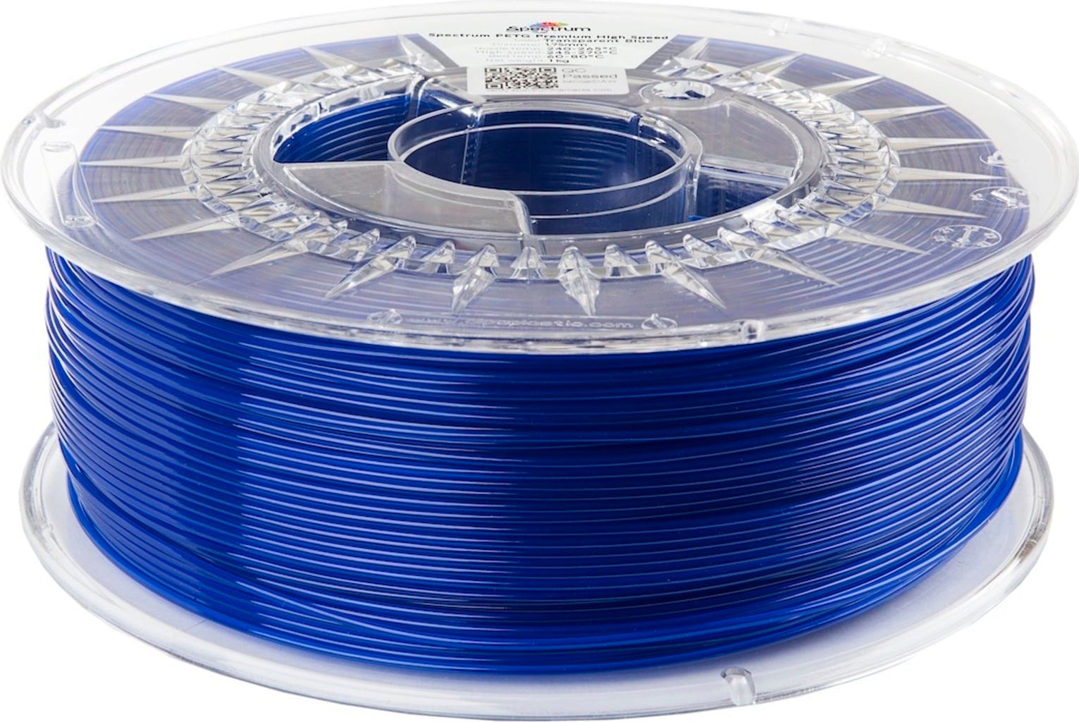 Spectrum – PETG High Speed Transparent Blue – 1,75 mm – 1 kg