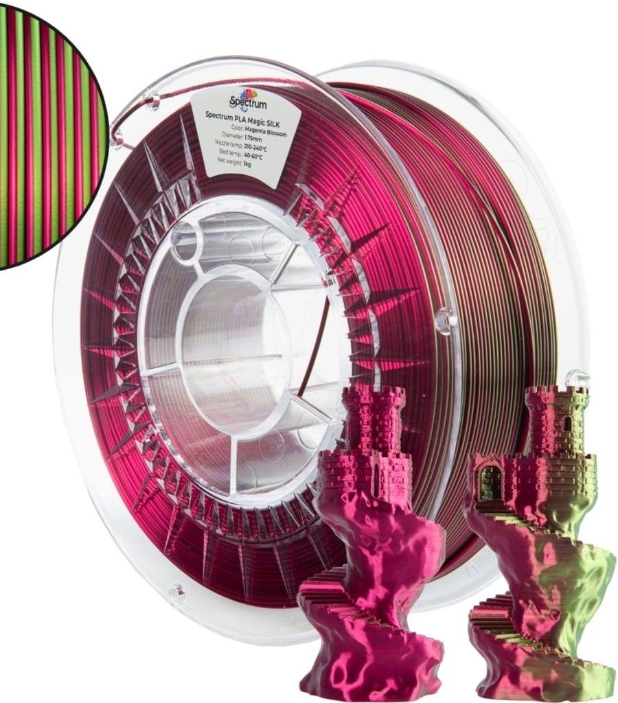 Spectrum – PLA Magic Silk Magenta Blossom – 1,75 mm – 1 kg