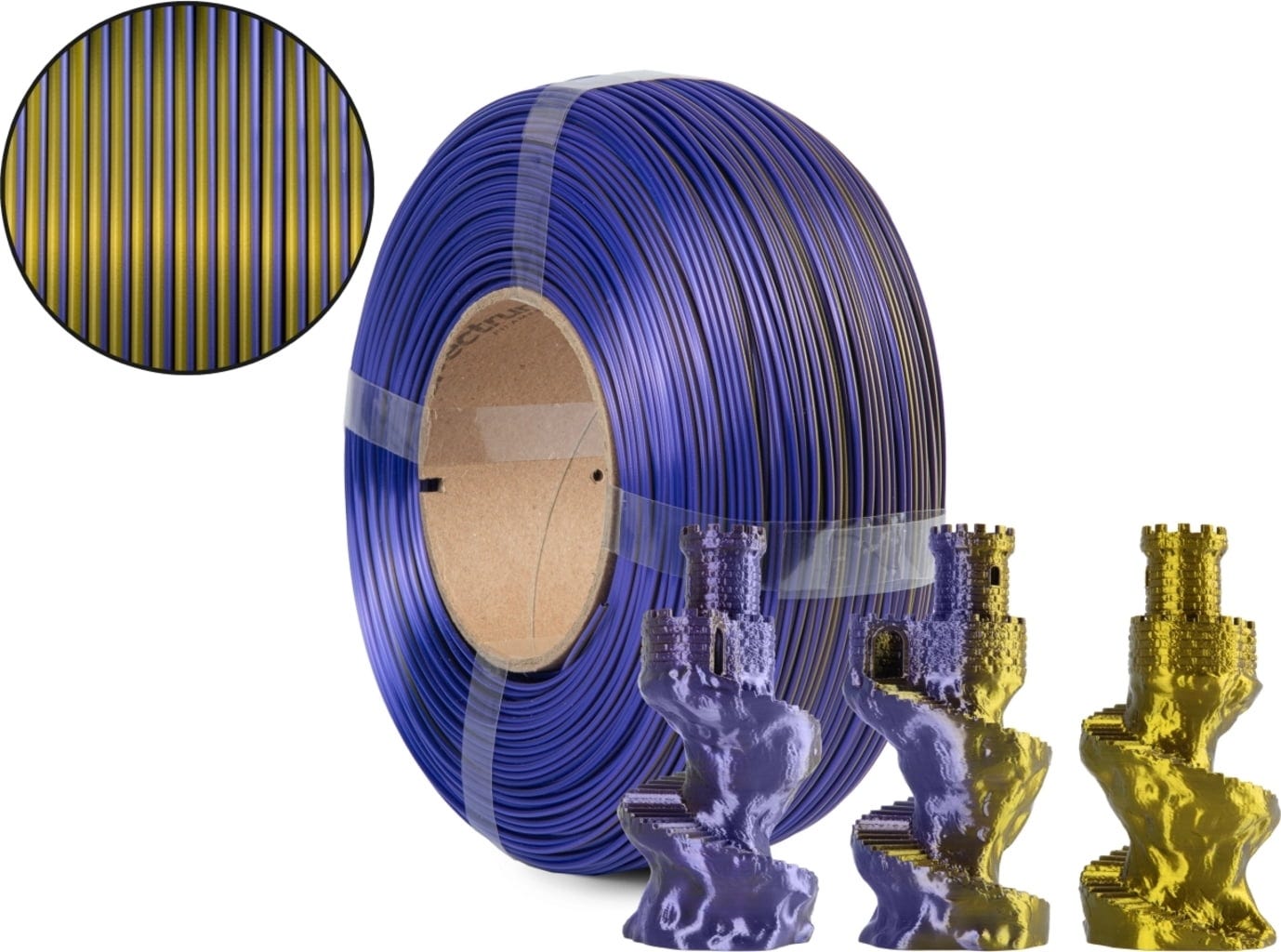 Spectrum – PLA Magic Silk ReFill Royal Amethyst – 1,75 mm – 1,0 kg