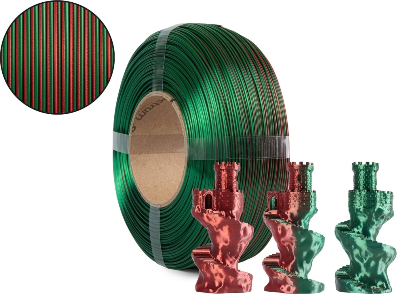 Spectrum – PLA Magic Silk Forest Flame – 1,75 mm – 1,0 kg