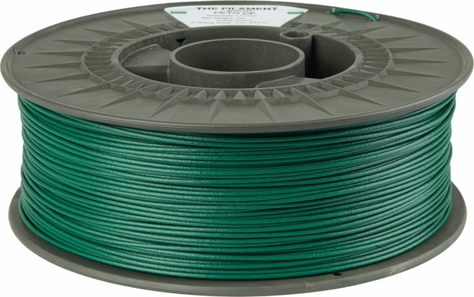 The Filament – PETG CF Green – 1,75 mm – 1,0 kg
