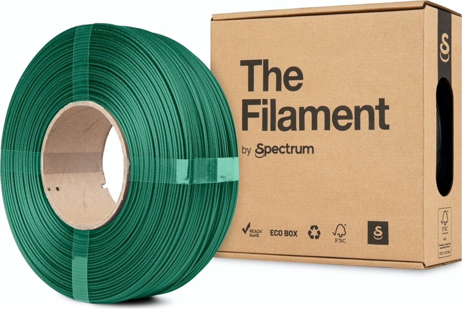 The Filament ReFill PLA CF Green – 1,75 mm / 1000 g