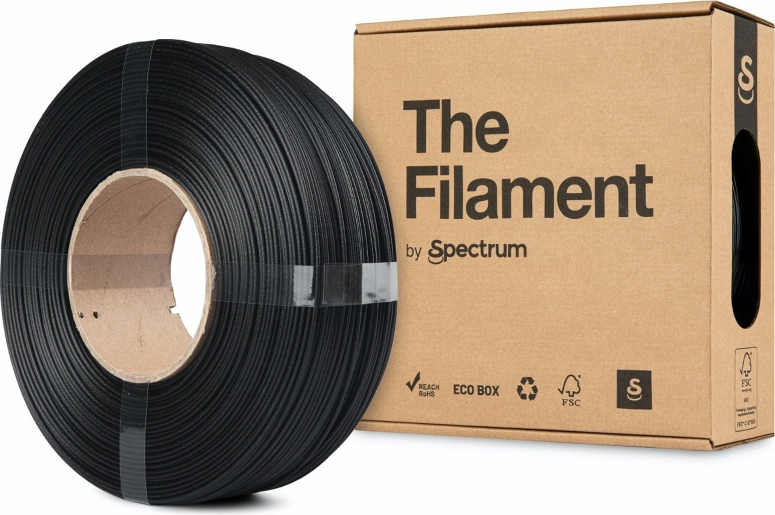 The Filament – PLA Kohlefaser Schwarz – 1,75 mm – 1 kg