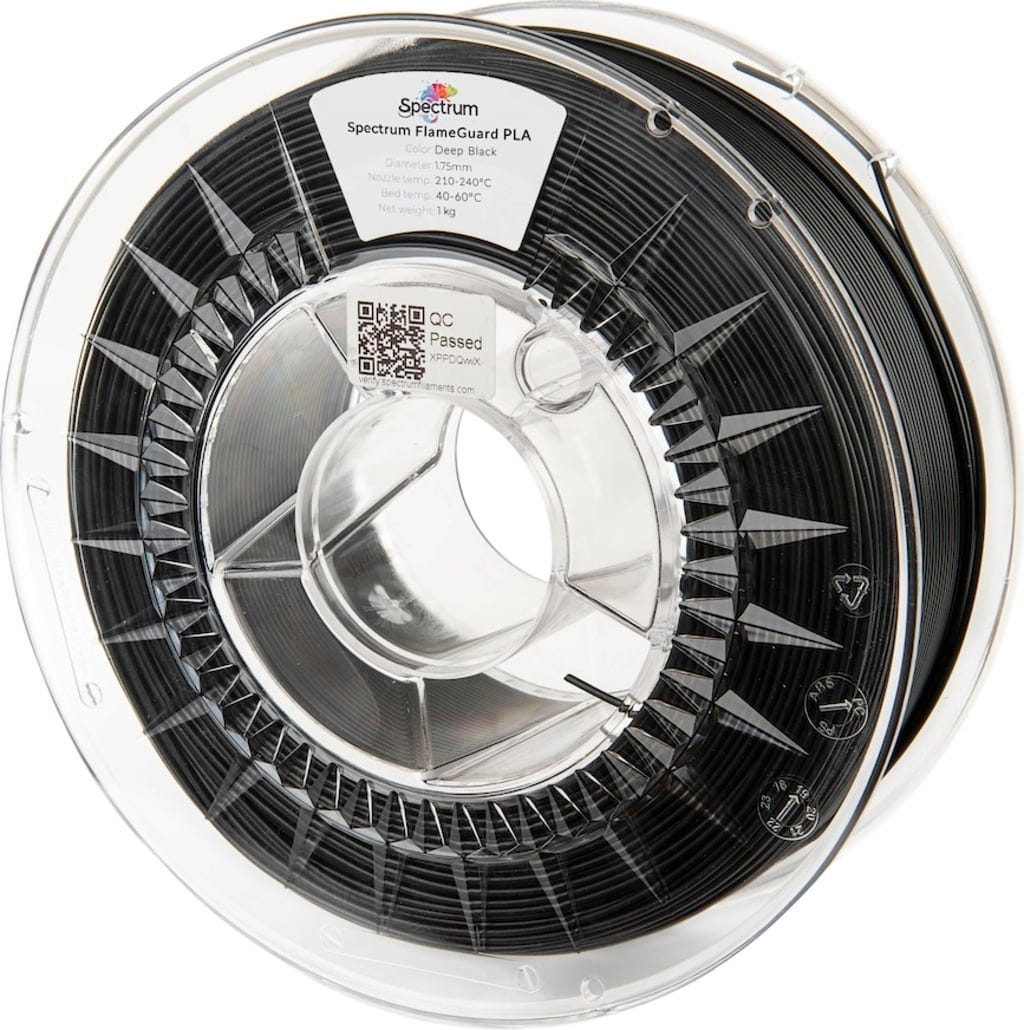 Spectrum – FlameGuard PLA Deep Black – 1,75 mm – 1,0 kg