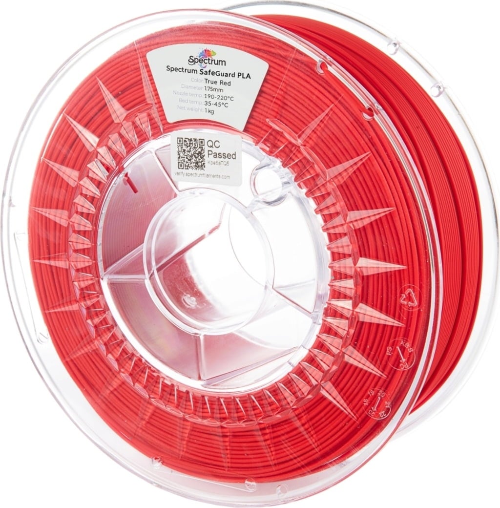 Spectrum – SafeGuard PLA True Red – 1,75 mm – 1 kg