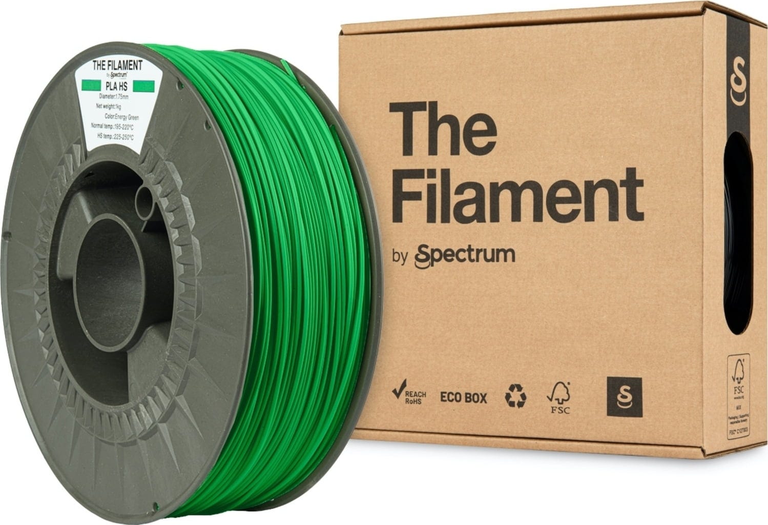 The Filament – PLA High Speed Energy Green – 1,75 mm – 1 kg