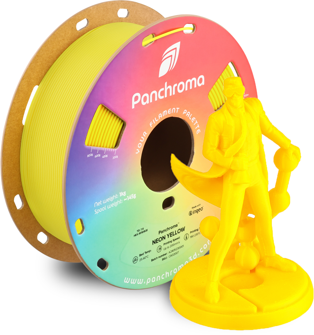 Polymaker – Panchroma PLA Neon Yellow – 1,75 mm – 1 kg