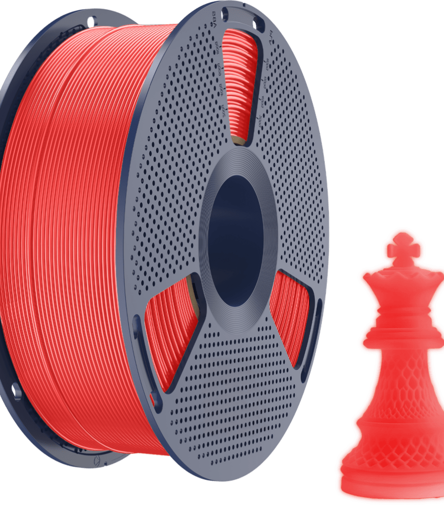 SUNLU – PLA Glow In The Dark Red – 1,75 mm – 1 kg