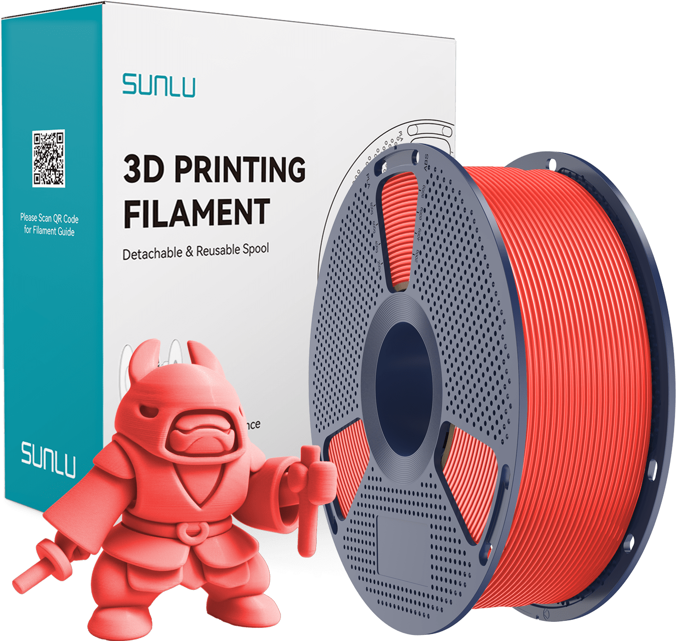 SUNLU – PLA Meta Rot – 1,75 mm – 1 kg