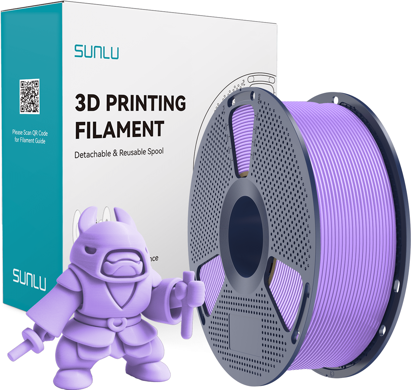 SUNLU – PLA Meta Taro Purple – 1,75 mm – 1,0 kg