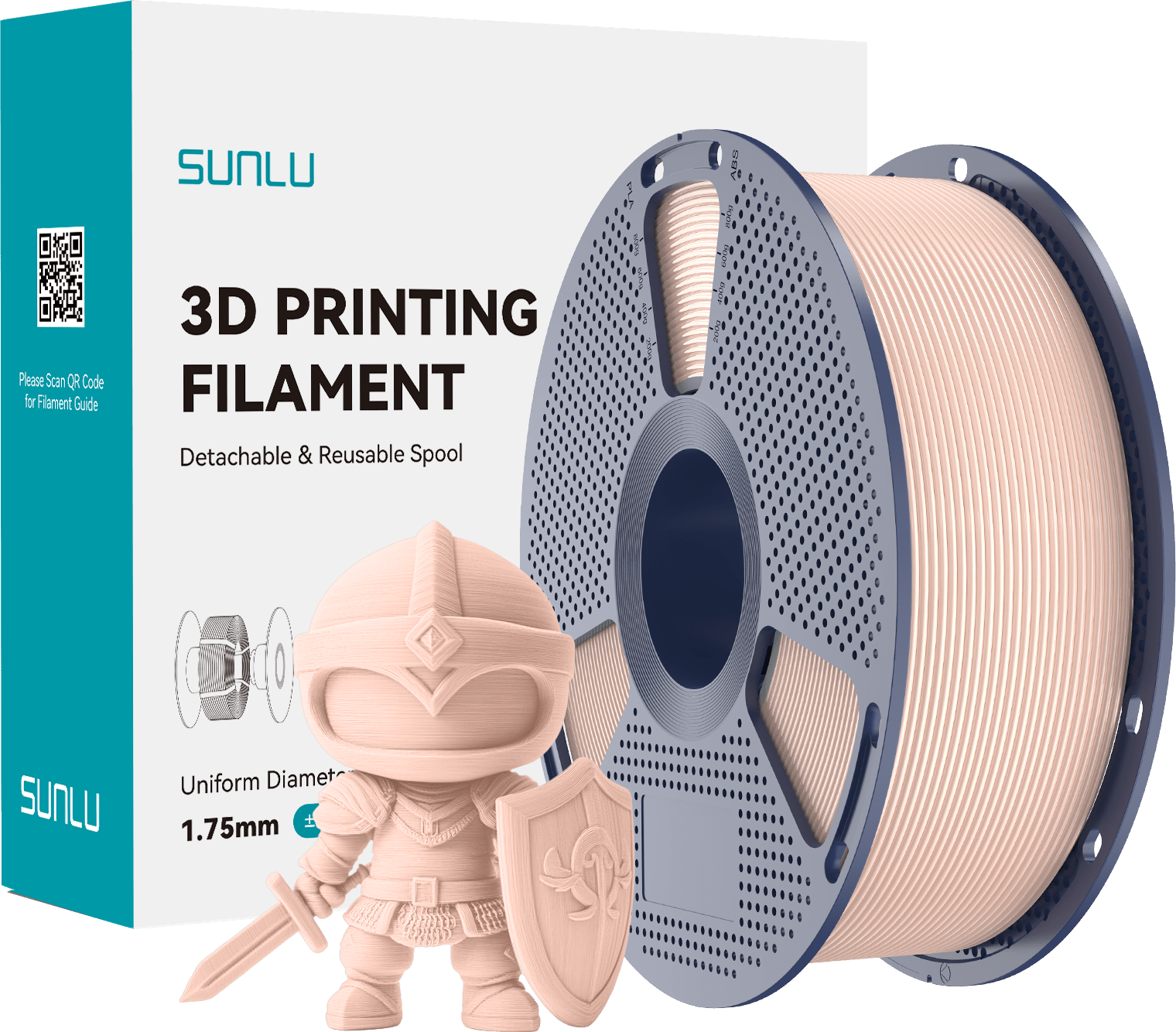 SUNLU – PLA+ Beige – 1,75 mm – 1.0 kg