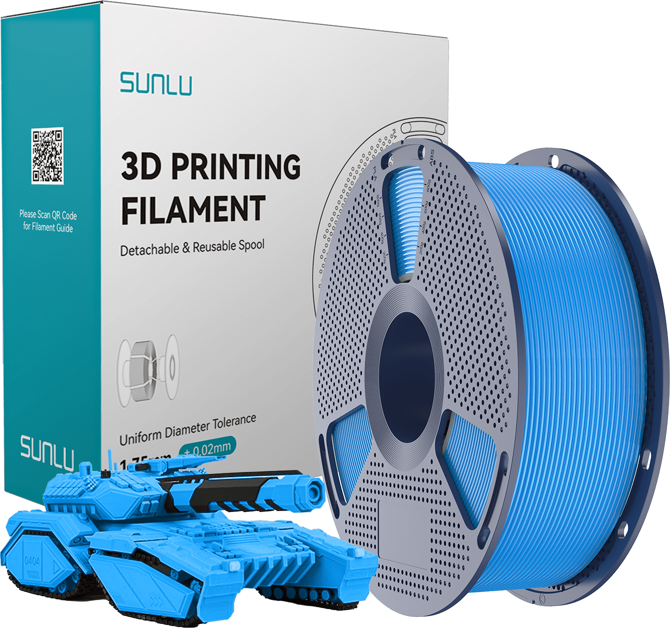 SUNLU – PLA Türkis – 1,75 mm – 1 kg