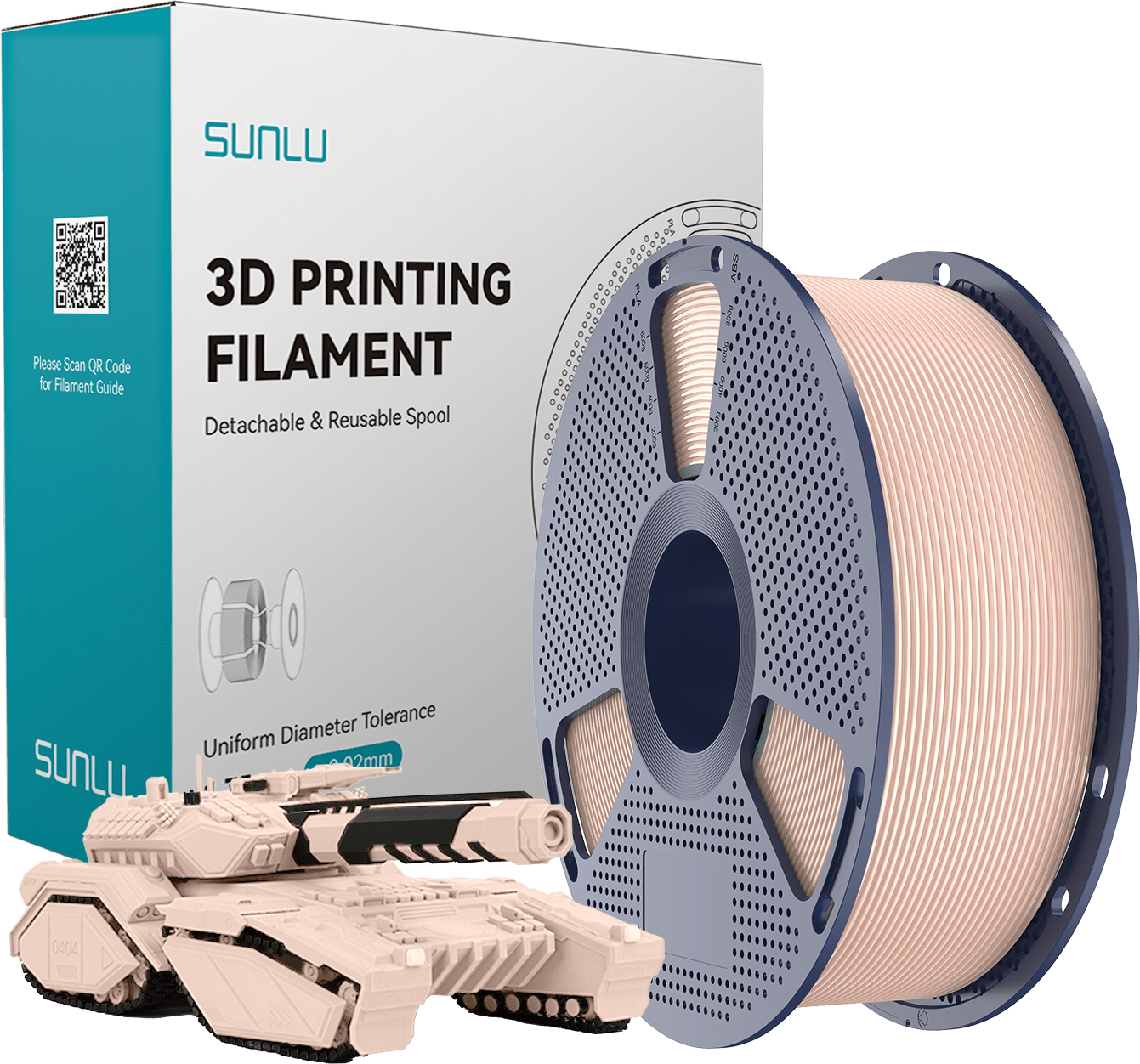 SUNLU – PLA Beige – 1,75 mm – 1 kg