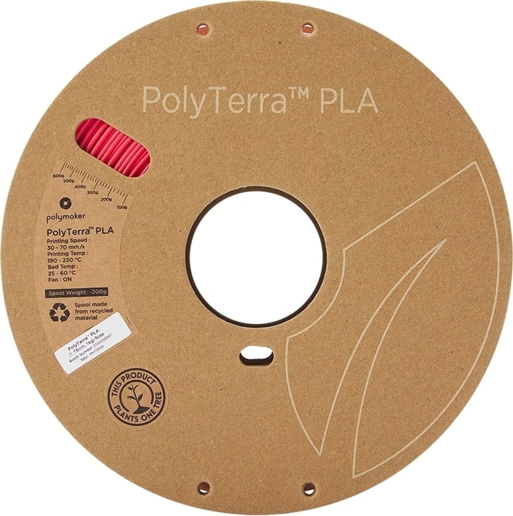 Polymaker – PolyTerra PLA Rose – 1,75 mm – 1 kg