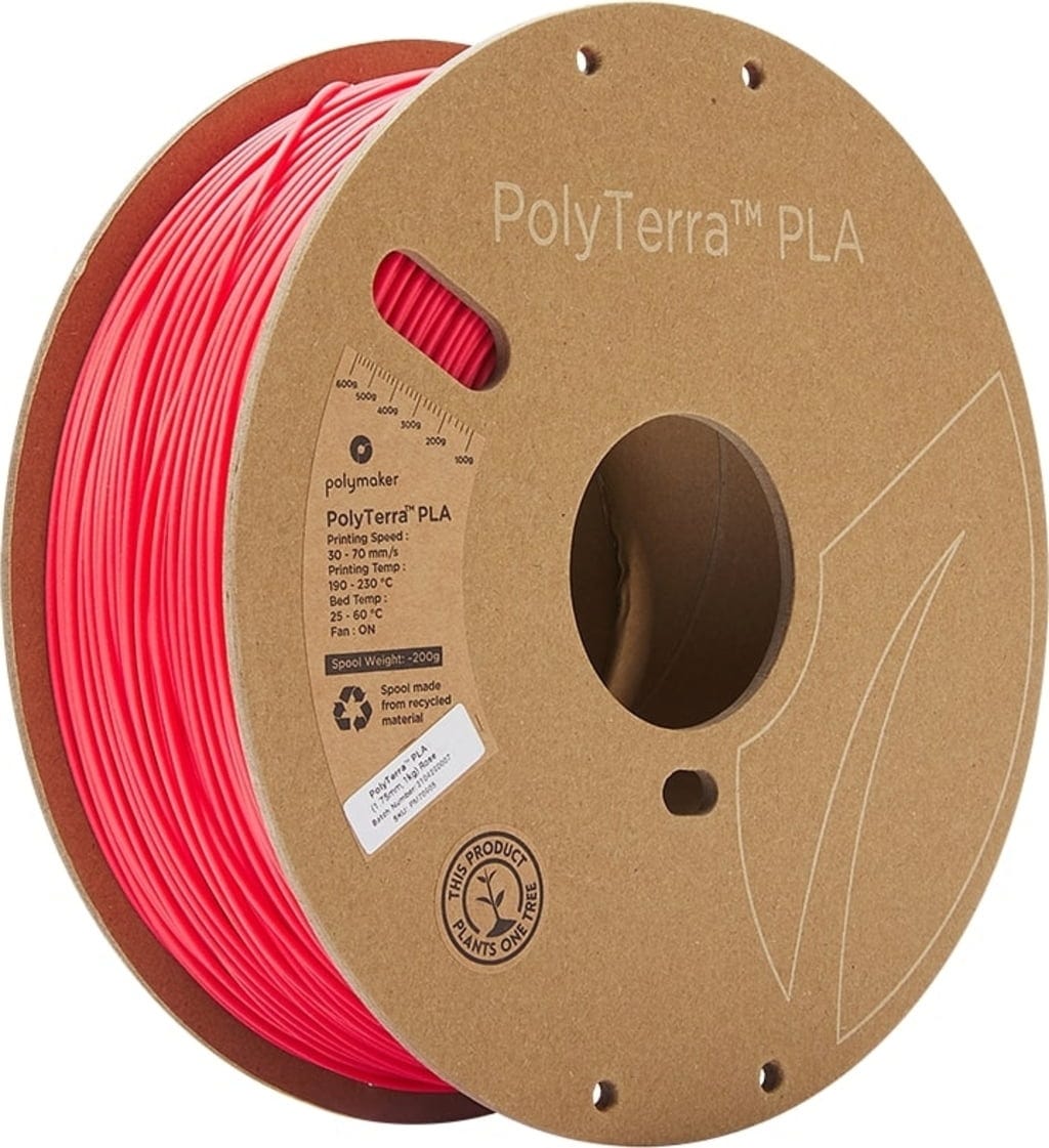 Polymaker – PolyTerra PLA Rose – 1,75 mm – 1 kg