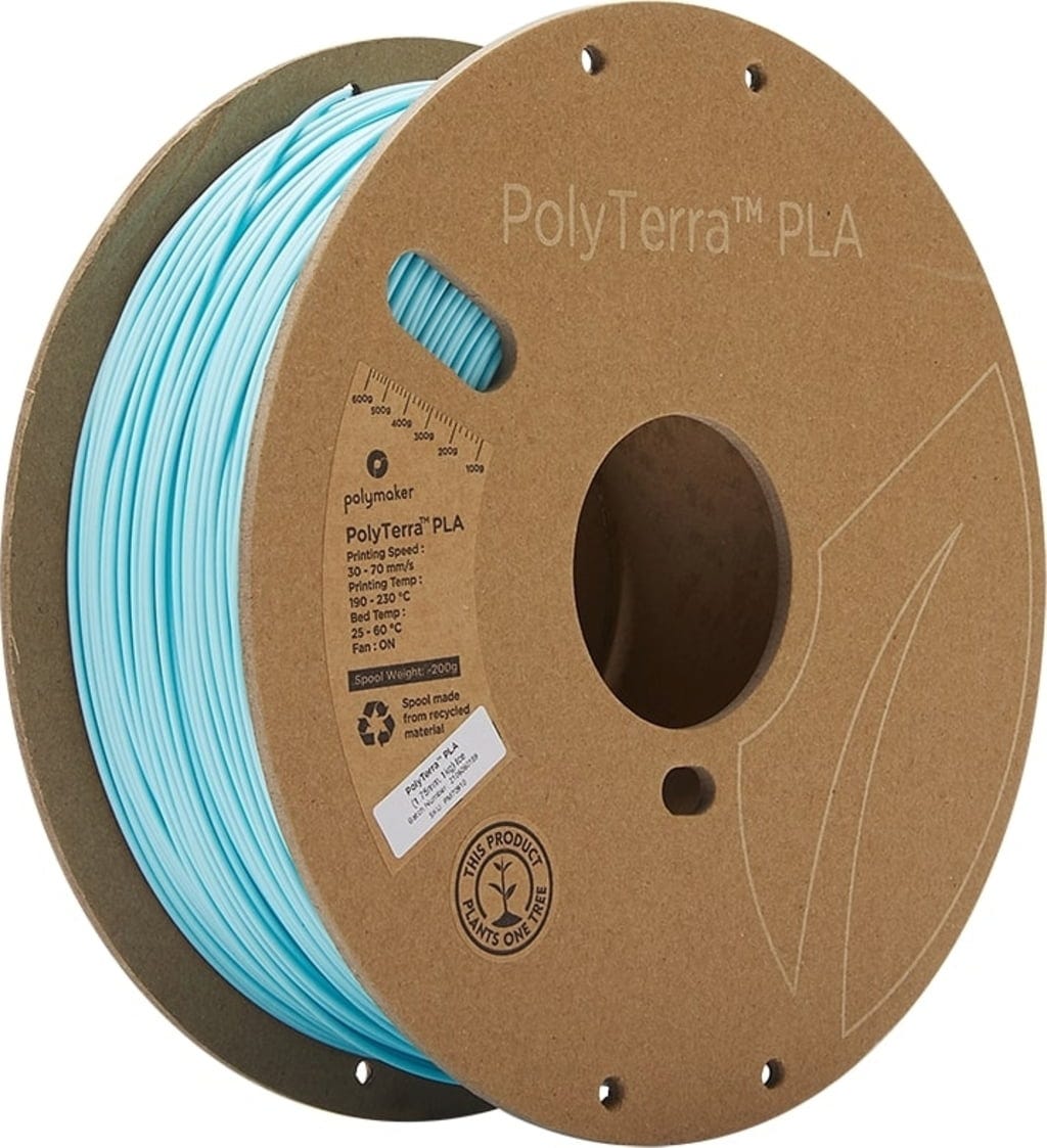 Polymaker – PolyTerra PLA Ice – 1,75 mm – 1,0 kg