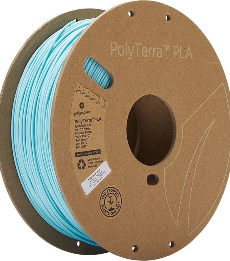 Polymaker – PolyTerra PLA Ice – 1,75 mm – 1,0 kg