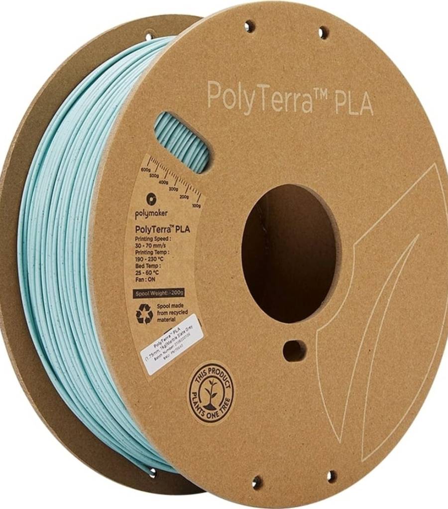Polymaker – PolyTerra PLA Marble Slate Grey – 1,75 mm – 1 kg