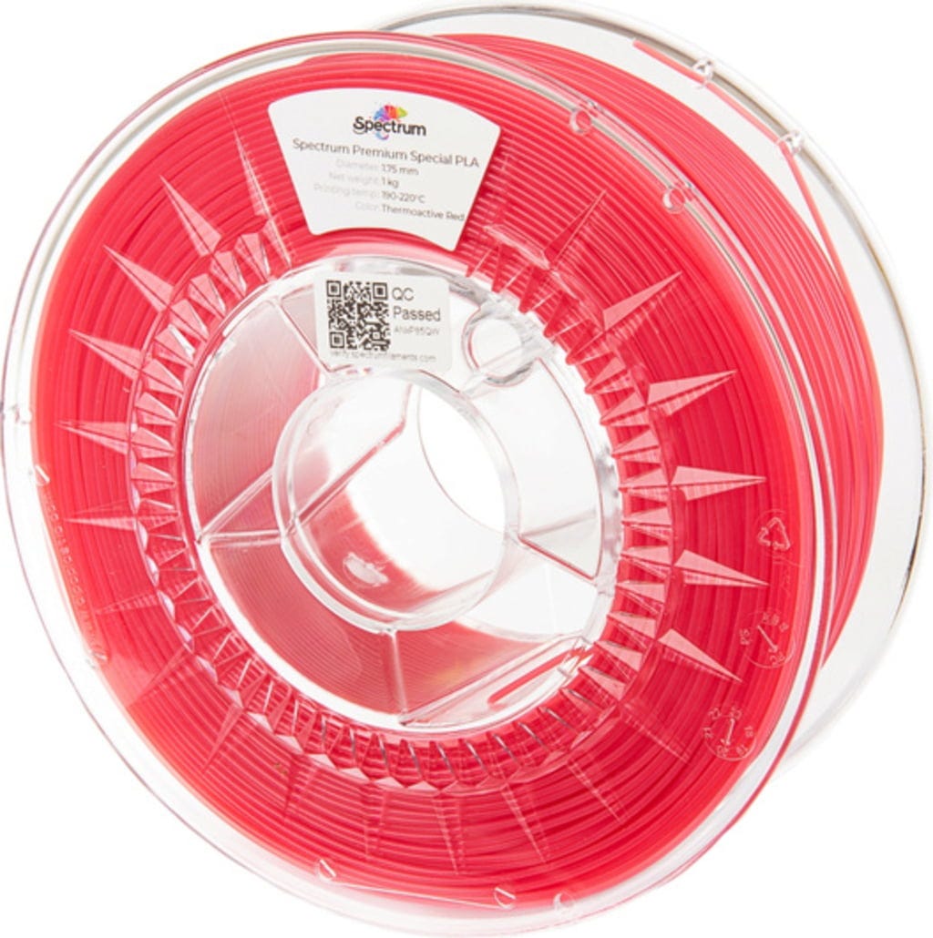 Spectrum – Farbwechsel PLA Rot – 1,75 mm – 1,0 kg