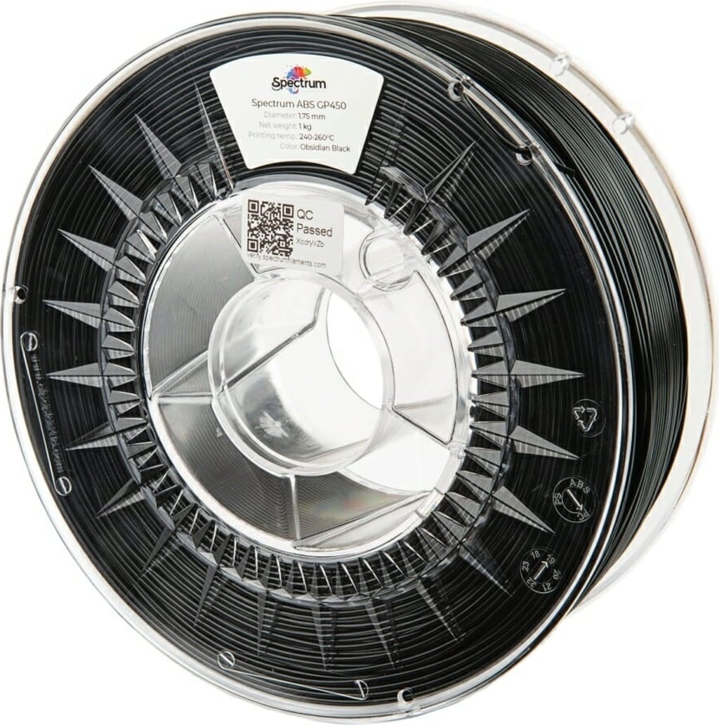Spectrum – ABS Obsidianschwarz – 1,75 mm – 1 kg