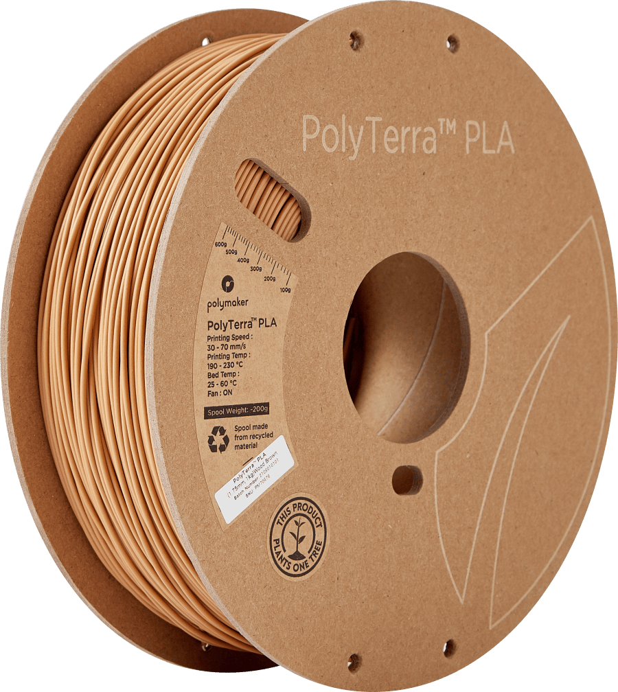Polymaker – Panchroma PLA Matte Wood Brown – 1,75 mm – 1 kg Polymaker – Panchroma PLA Matte Wood Brown – 1,75 mm – 1 kg