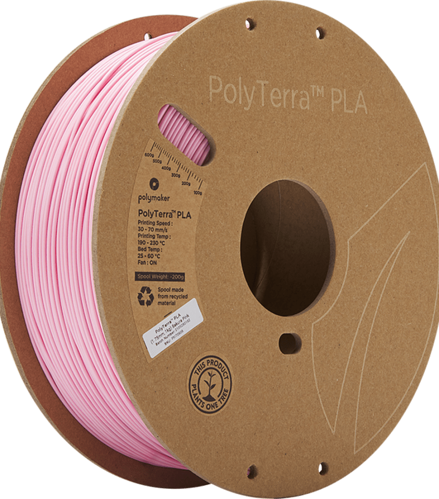 Polymaker – PolyTerra PLA Sakura Pink – 1,75 mm – 1 kg