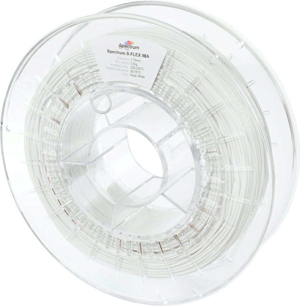 Spectrum – S-Flex 98A Polar White – 1,75 mm – 0.5 kg