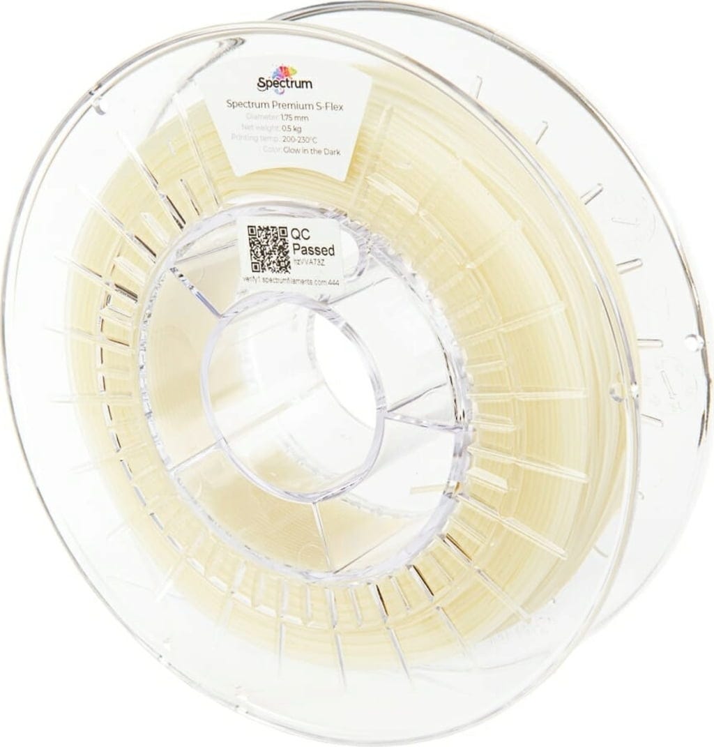Spectrum – Flexibles Nachleuchtendes Filament – 1,75 mm – 0.5 kg