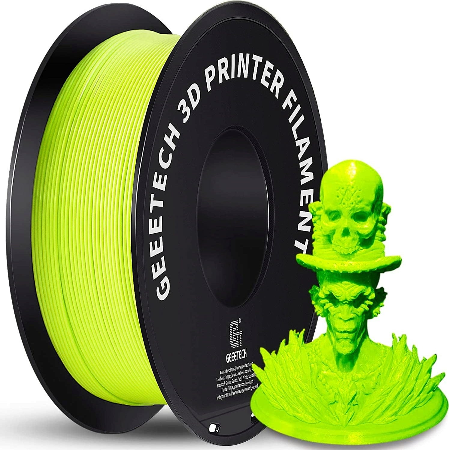 GEEETECH – PLA Apple Green – 1,75 mm – 1 kg