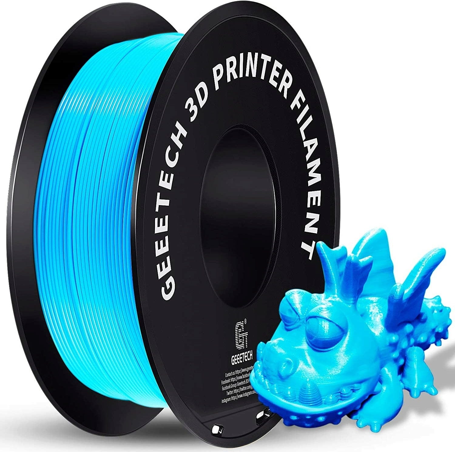 GEEETECH – PLA Water Blue – 1,75 mm – 1 kg