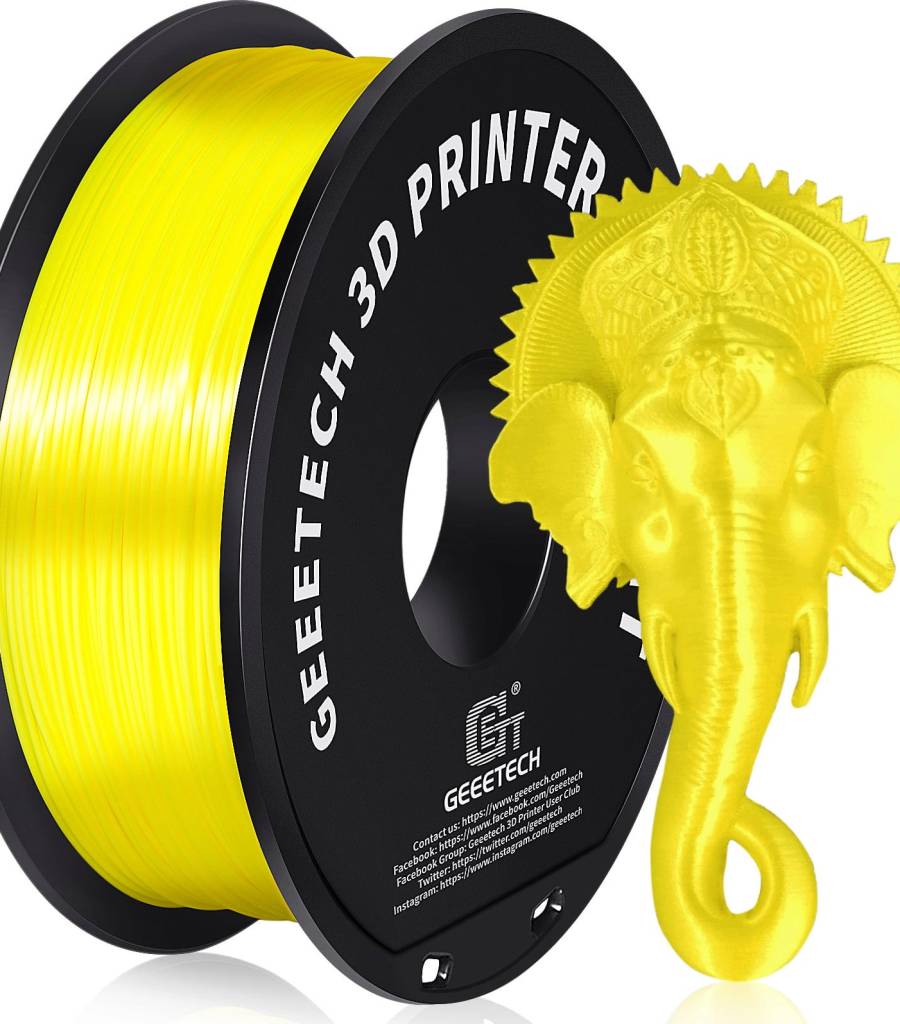 GEEETECH – PLA Silk Yellow – 1,75 mm – 1 kg